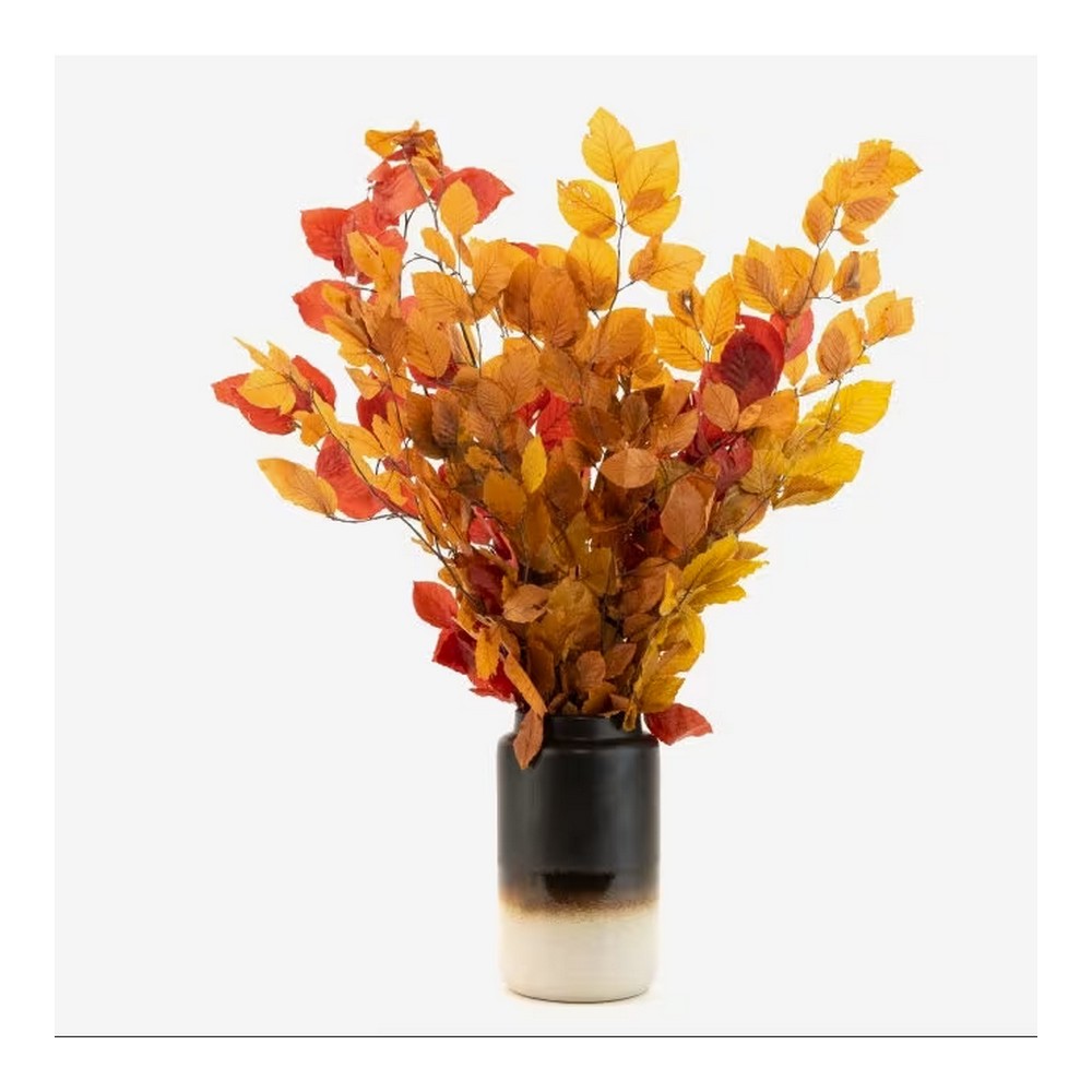 Bouquet de hêtre automnale stabilisé - feuillage naturel stabilisé - décoration intérieure - Deco-Vegetale