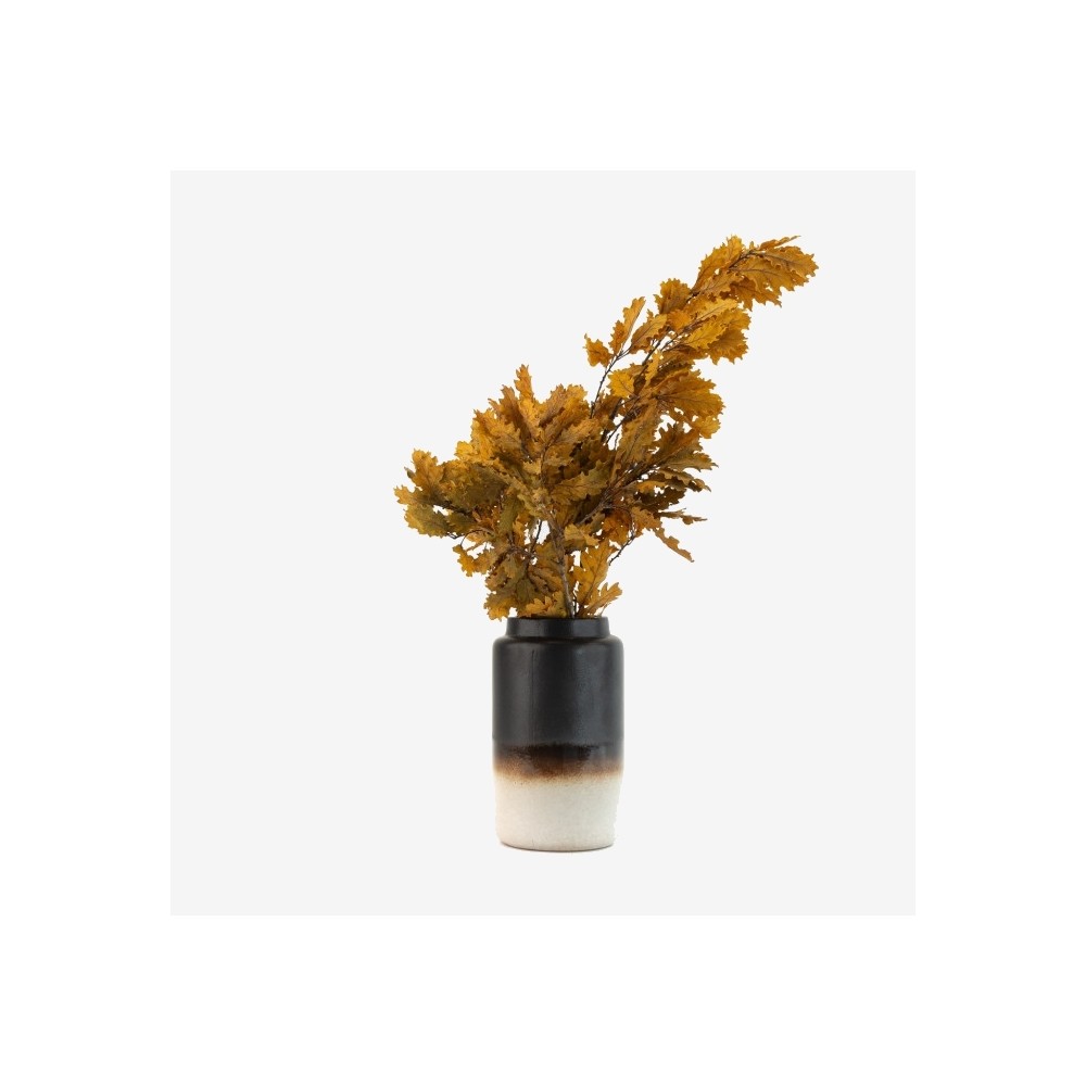 Bouquet de chêne stabilisé jaune - feuillage naturel stabilisé - décoration intérieure - Deco-Vegetale