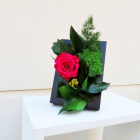 Idée décoration d'intérieur avec le petit tableau végétal SWEET ROSE