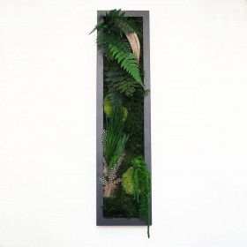 Tableau végétal stabilisé NAHÖ - mousses et végétaux naturels stabilisés - Deco-Vegetale