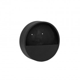 pot suspendu rond noir