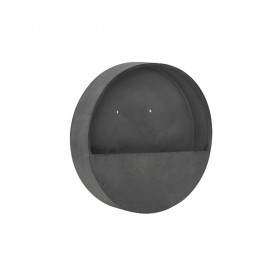 pot suspendu rond gris