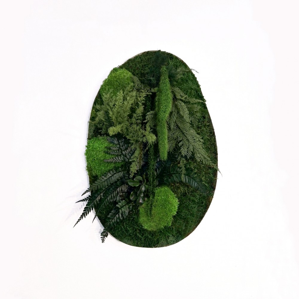 tableau vegetal rond