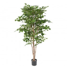 Plante artificielle ginkgo biloba réaliste pour décoration d'intérieur