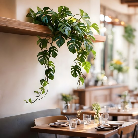 Plante chute de philodendron retombante – grandes feuilles vertes décoration Deco-Vegetale