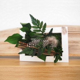 Tableau végétal Sweet Wild, décoration bohème en végétaux stabilisés