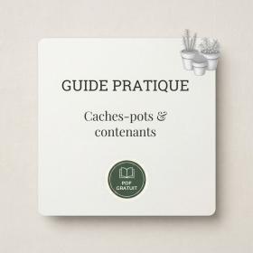 Guide pratique au format PDF pour bien choisir ses caches-pots et contenants pour plantes et arbustes stabilisés