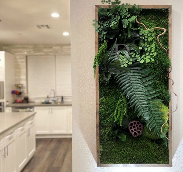 tableau vegetal stabilisé magic dans une cuisine